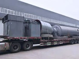 發(fā)往東北的φ2.2×7.5m球磨機(jī)開始運(yùn)輸