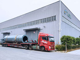 直徑2.4米的回轉窯發(fā)往內