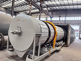 TDGD100型蒸汽烘干機發車