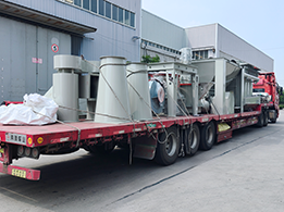 一套HGM80微粉磨加急發往安陽