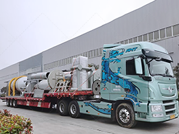 泰達酒糟發酵料烘干機發往廣東某生物公司